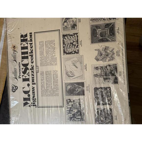 VTG M.C. Escher Jigsaw Puzzle Collection - Three Worlds - Sealed - Picture 4 of 5